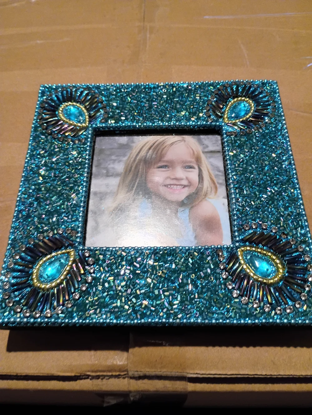 Bombay turquoise beaded